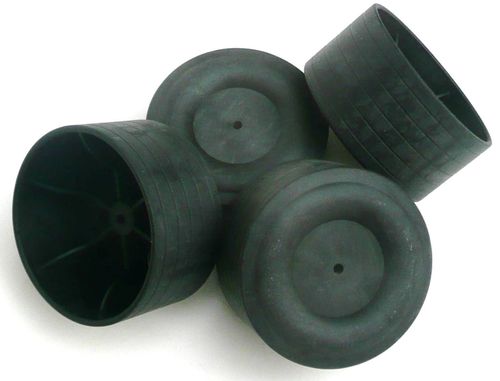 Hohlreifen aus TPE 54 mm Ø x 30 mm breit - Bhg. 2,6 mm (4 Stück)